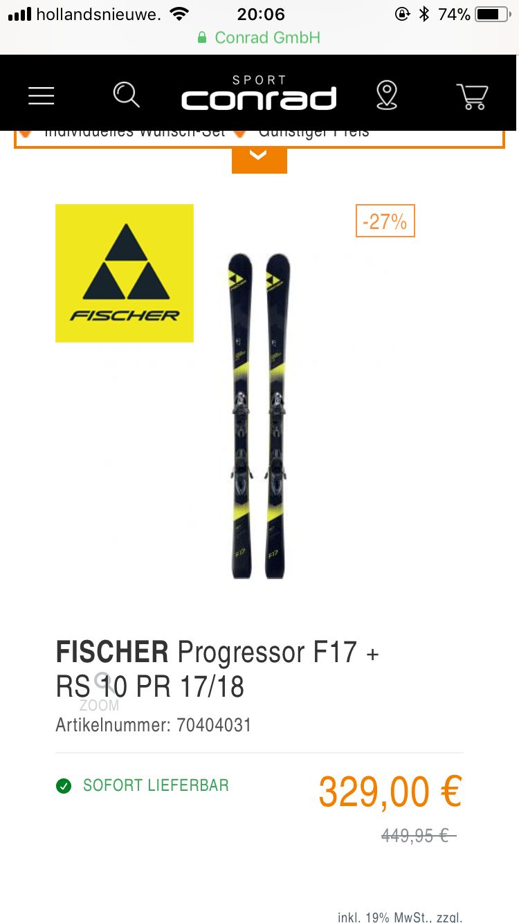 Fischer progressor f17 of Dynastar speedzone 7